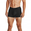 Under Armour Tech 3 Inch Boxer Briefs (2 Pack) - Black/Black