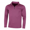 Calvin Klein Golf Harlem Tech 1/4 Zip - Dark Red