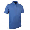 Glenmuir Performance Pique Plain Polo Shirts - Ascot Blue