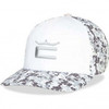 Cobra Tour Crown Snapback Cap - Bright White Camo