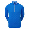 FootJoy Diamond Jacquard Chill-Out Windstoppers - Cobalt/White