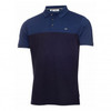 Calvin Klein Colour Block Polo Shirts - Cobalt Marl/Navy