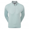 FootJoy Lightweight Microstripe Chill-Out Pullovers - Ice Blue/Grey