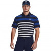 Under Armour Playoff 3.0 Rugby Yd Stripe Polo Shirts - Midnight Navy/Blue Mirage/White