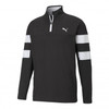 Puma Torreyna 1/4 Zip Sweaters - Puma Black/Bright White