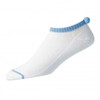 FootJoy Womens ProDry Pom Pom Socks - White/Blue