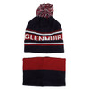 Glenmuir Mens Bobble Hat and Neck Warmer- Blue/White/Red