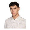 Nike Dri Fit Tour Confetti Golf Polo - White