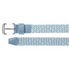 FootJoy Mens Braided Belt - Blue/White/Pistchio