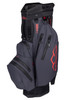 Sun Mountain H2NO Lite Golf Cart Bag - Black/Steel/Red