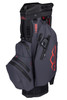 Sun Mountain H2NO Lite Golf Cart Bag - Black/Steel/Red
