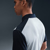 Nike Dri Fit Victory+ Blocked Golf Polo Shirt - Lt Armory Blue/Obsidian/White