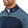 FootJoy ThermoSeries Jacquard Midlayer - Navy/Slate