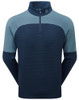 FootJoy ThermoSeries Jacquard Midlayer - Navy/Slate