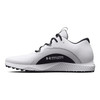 Under Armour Men’s UA Charged Draw 2 Wide Spikeless Golf Shoes - White / Black / Black