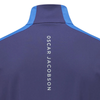 Oscar Jacobson Thornton Mid Layer 1/2 Zip Pullover - Navy