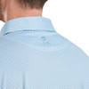 FootJoy Nautical Flag Print Lisle Polo Shirt - Blue Reef/Deep Reef
