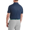 FootJoy Modernist Geo Pique Polo Shirt - Navy Tonal