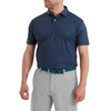 FootJoy Modernist Geo Pique Polo Shirt - Navy Tonal