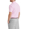 FootJoy Scallop Geo Pique Polo Shirt - Pink Pop