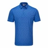 Ping Ephron Golf Polo Shirt - Bright Cobalt Multi