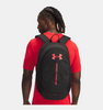 Under Armour Hustle Lite Backpack - Black/Racer Red