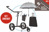 JuCad Carbon Drive Classic 3.0 Foldable Electric Golf Trolley Set with Accessories