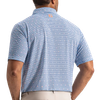 Footjoy Order Geo Lisle Polo Shirt - White/Riviera