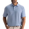 Footjoy Order Geo Lisle Polo Shirt - White/Riviera