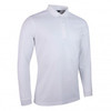 Glenmuir Max Long Sleeve Polo - White