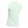 Calvin Klein Sleeveless Performance Cotton Pique Polo - Aqua