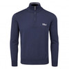 Oscar Jacobson Waldorf Tour Half Zip Sweaters - NAVY