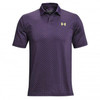 Under Armour Performance Printed Polo Shirts -Twilight Purple/Pale Moonlight