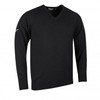 Glenmuir Leven V-Neck Lambswool Sweater - Black
