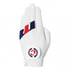Duca Del Cosma Hybrid Pro Brompton Cabretta/Synthetic Gloves - White/Navy/Red