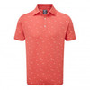 FootJoy School Of Fish Print Lisle Polo Shirts