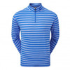 FootJoy Peached Jersey Tonal Stripe Chill-Out Pullover - Royal
