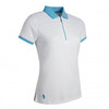 Glenmuir Nadia Womens Polo Shirts - White/Cobalt