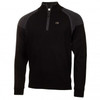 Calvin Klein Pico 1/4 Zip Lined Sweater - Black