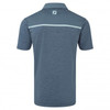 FootJoy Space Dye Block Lisle Polo Shirts - Bluestone