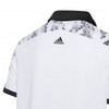 adidas Junior Print Colorblock Golf Polo Shirts