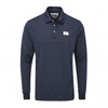 Stuburt Sport-Tech Long Sleeve Polo Shirts - French Navy