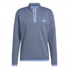 adidas Microdot Quarter Zip Pullovers - Collegiate Navy/Blue Fusion