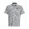 Under Armour Playoff 3.0 Palm Sketch Polo Shirts - White/Black/Black