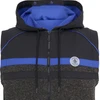 Original Penguin Heritage Mixed Media Hoodies - Dark Caviar Heather