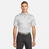 Nike Dri-FIT Tour Polo Micro Camo Shirts - Photon Dust/Black