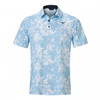 Mizuno Floral Polo Shirts - Dream Blue