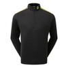 FootJoy Jersey Solid Chill-Out Sweaters - Black/Acid Green