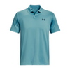 Under Armour Performance 3.0 Polo Shirts - Still Water/Static Blue