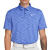 Nike Dri-FIT Tour Space Dye Polo Shirt - Lapis/Polar/White